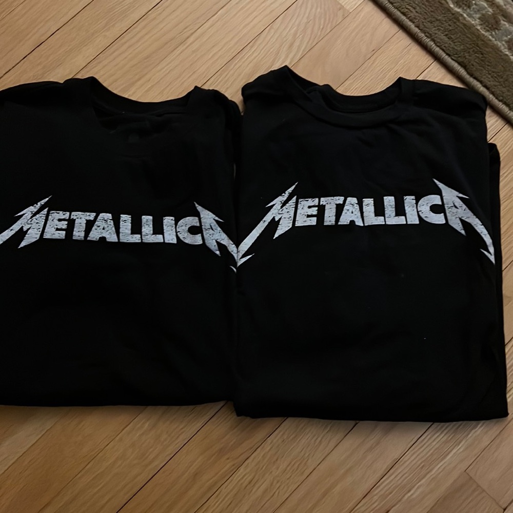 Lot of 2 Metallica Tees